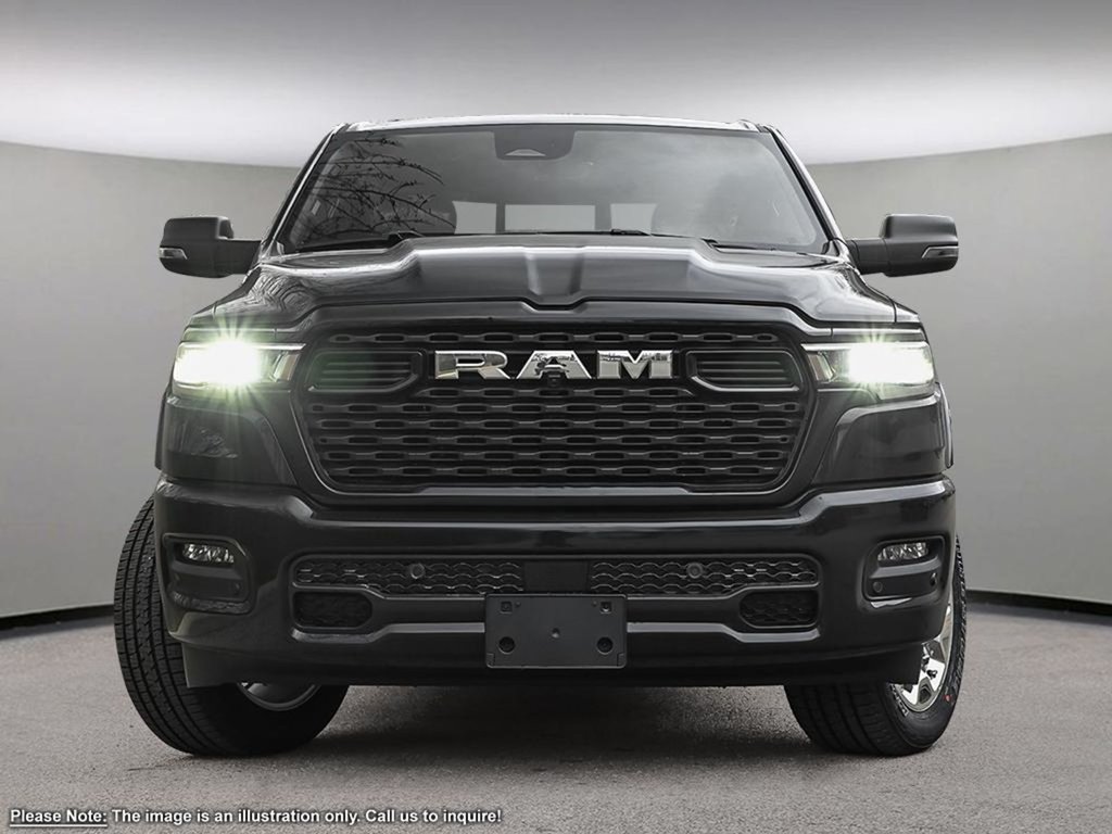 2025 Ram 1500 BIG HORN SPORT IN DIAMOND BLACK EQUIPPED WITH A 3.0L TWIN TURBO I6 , 4X4 , 8SPD AUTO , 125L TANK , BIG HORN LVL 1 , SPORT APPEAR-1