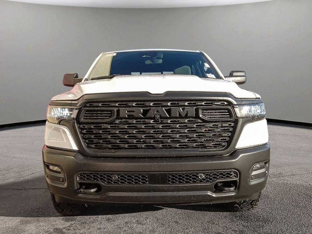 2025 Ram 1500 WARLOCK IN BRIGHT WHITE EQUIPPED WITH A 3.0L TWIN TURBO HURRICANE I6 , 4X4 , 8SPD AUTO , E-LOCKER REAR AXLE , BACKUP CAM , PERF-1