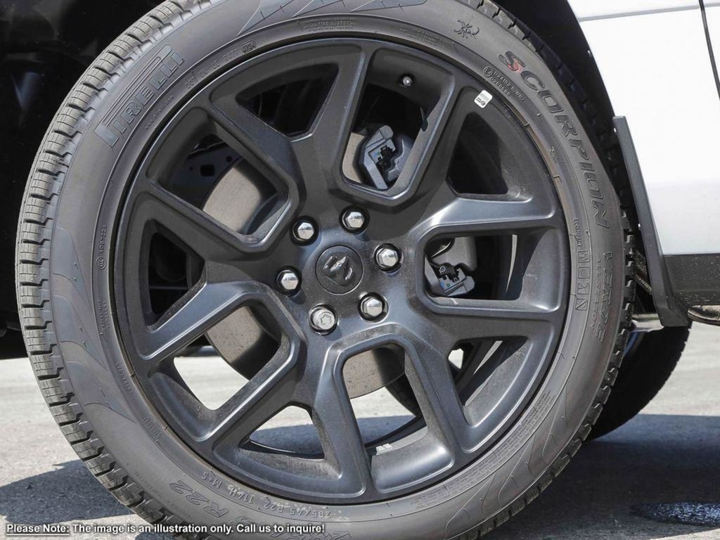 2025 Ram 1500 SPORT NIGHT EDITION IN BRIGHT WHITE EQUIPPED WITH A 3.0L TWIN TURBO I6 , 4X4 , 8SPD AUTO , PANO SUNROOF , SPORT HOOD , SPORT LVL-7