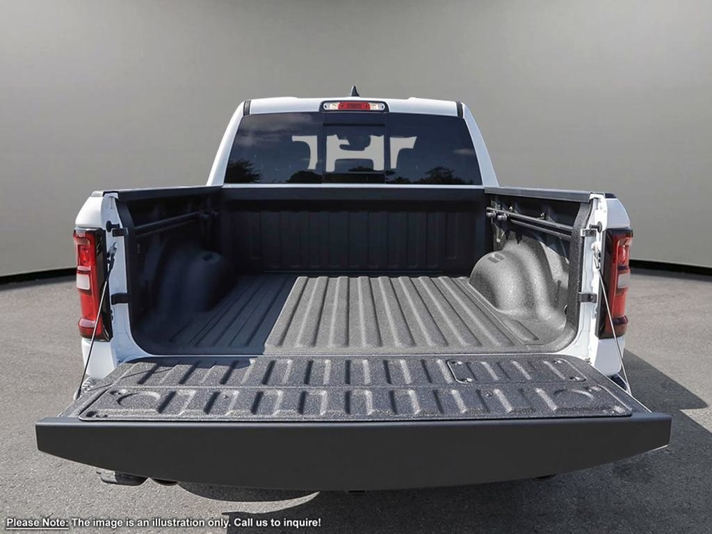 2025 Ram 1500 SPORT NIGHT EDITION IN BRIGHT WHITE EQUIPPED WITH A 3.0L TWIN TURBO I6 , 4X4 , 8SPD AUTO , PANO SUNROOF , SPORT HOOD , SPORT LVL-6