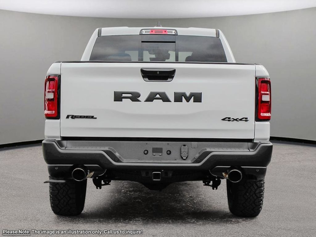 2025 Ram 1500 REBEL X IN BRIGHT WHITE EQUIPPED WITH A 3.0L TWIN TUBRO I6 , 4X4 , 8SPD AUTO , 125L TANK , REBEL LVL 2 , REBEL 10TH ANNIVERSARY-4