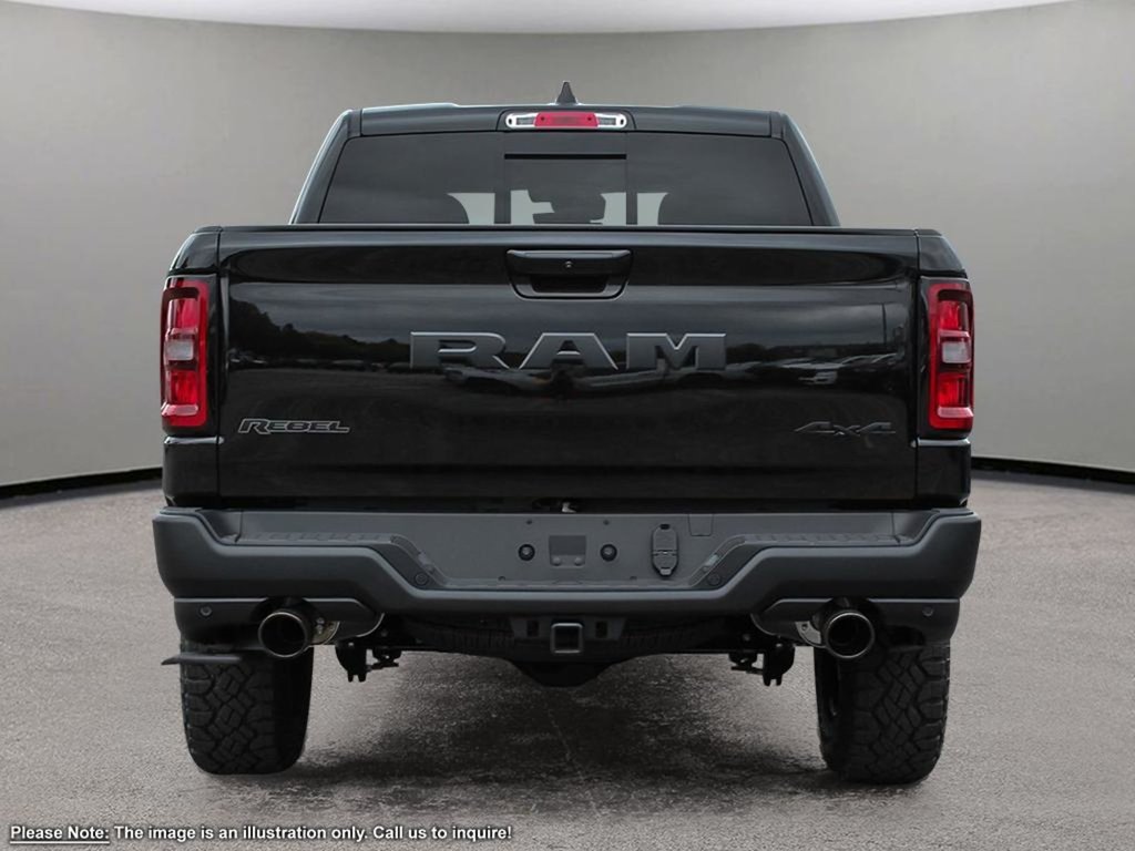2025 Ram 1500 REBEL X IN DIAMOND BLACK EQUIPPED WITH A 3.0L TWIN TURBO I6 , 4X4 , 8SPD AUTO , 125L TANK , REBEL LVL 2 , REBEL 10TH ANNIVERSARY-4