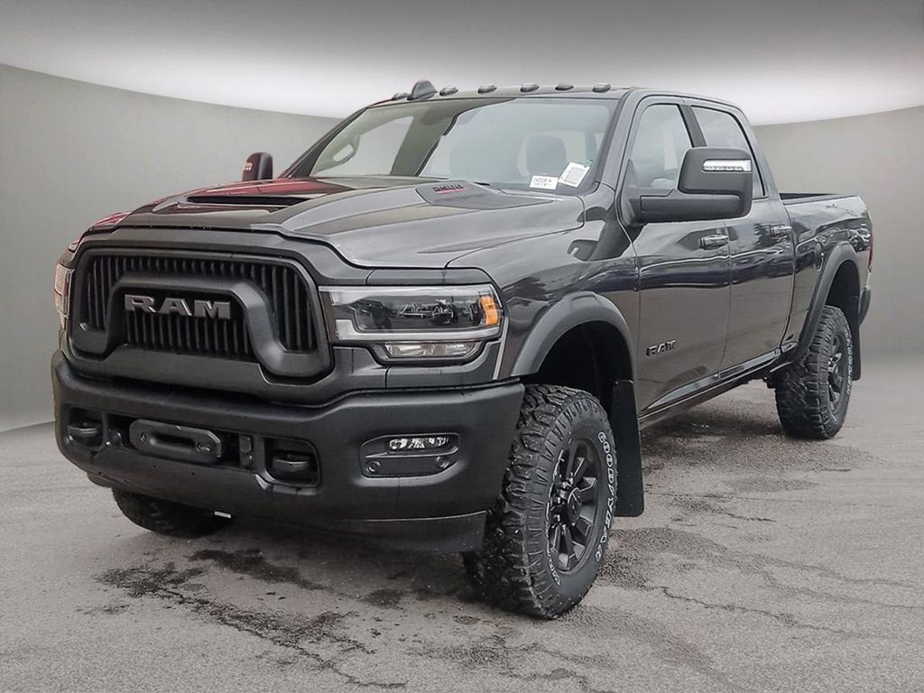 2024 Ram 2500 POWER WAGON IN GRANITE CRYSTAL METALLIC EQUIPPED WITH A 6.4L HEMI V8 , 4X4 , 8SPD AUTO , SUNROOF , 12INCH TOUCHSCREEN W/NAV , AL-0
