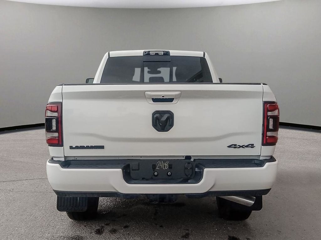 2024 Ram 2500 LARAMIE NIGHT EDITION IN BRIGHT WHITE EQUIPPED WITH A 6.7L CUMMINS TURBO DIESEL I6 , 4X4 , 6SPD AUTO , SUNROOF , LARAIE LEVEL B-4