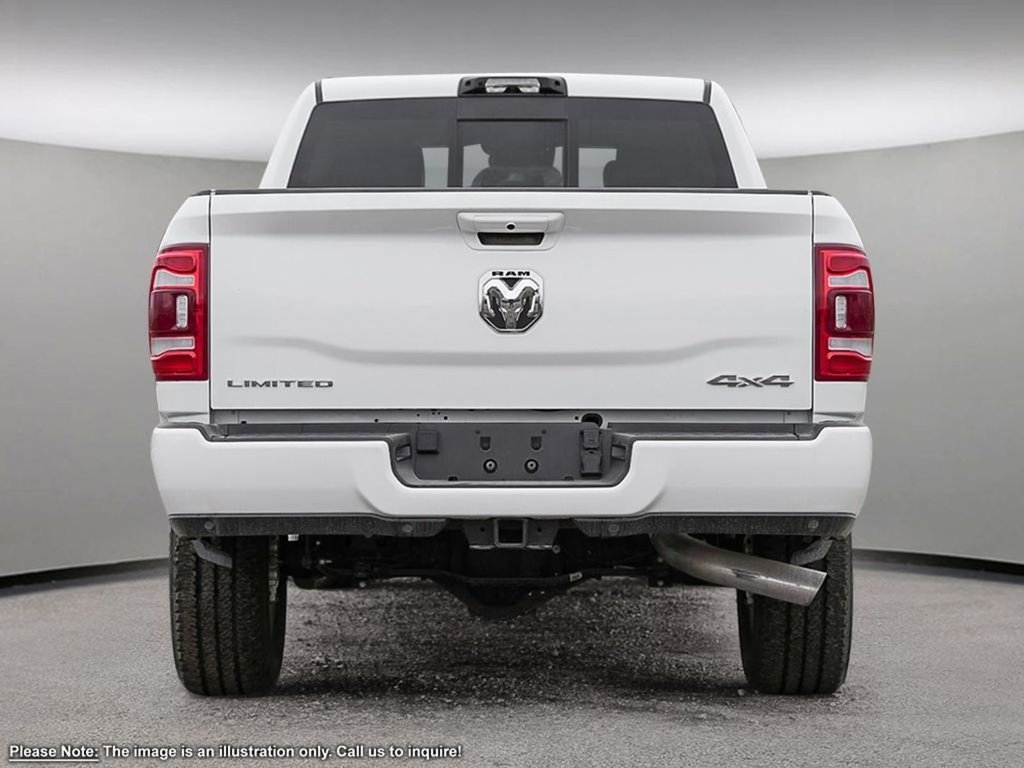 2024 Ram 2500 LIMITED IN BRIGHT WHITE EQUIPPED WITH A 6.7L CUMMINS TURBO , 4X4 , 6SPD AUTO , SUNROOF , LIMITED LVL 1 , 5TH WHEEL & GOOSNECK TO-4