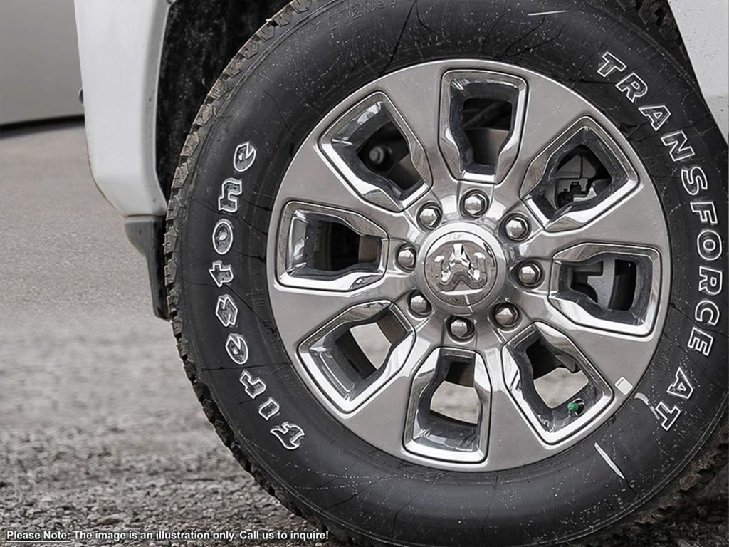 2024 Ram 2500 LIMITED IN BRIGHT WHITE EQUIPPED WITH A 6.7L CUMMINS TURBO , 4X4 , 6SPD AUTO , SUNROOF , LIMITED LVL 1 , 5TH WHEEL & GOOSNECK TO-6