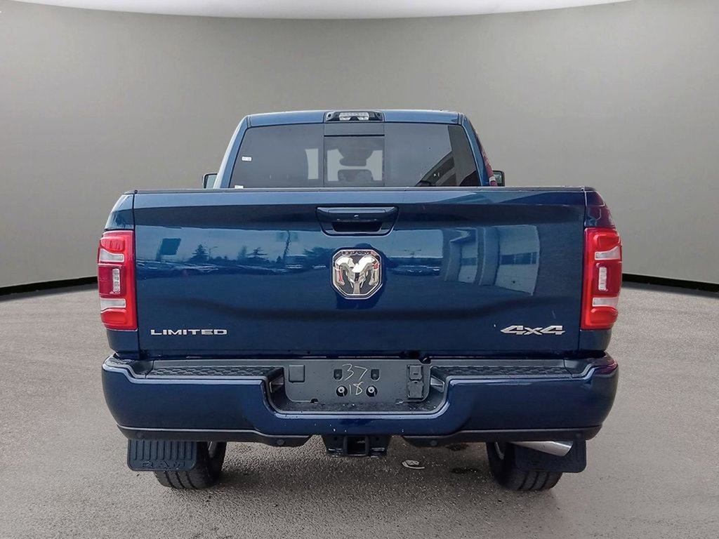 2024 Ram 2500 LIMITED IN PATRIOT BLUE PEARL EQUIPPED WITH A 6.7L CUMMINS TURBO DIESEL , 4X4 , 6SPD AUTO , SUNROOF , LIMITED LVL 1 , 5TH WHEEL-4