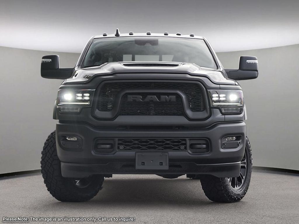 2024 Ram 2500 REBEL IN GRANITE METALLIC EQUIPPED WITH A 6.7L CUMMINS TURBO DIESEL , 4X4 , 6SPD AUTO , REAR AUTO LVL AIR SUSPENSION , POWER RUN-1