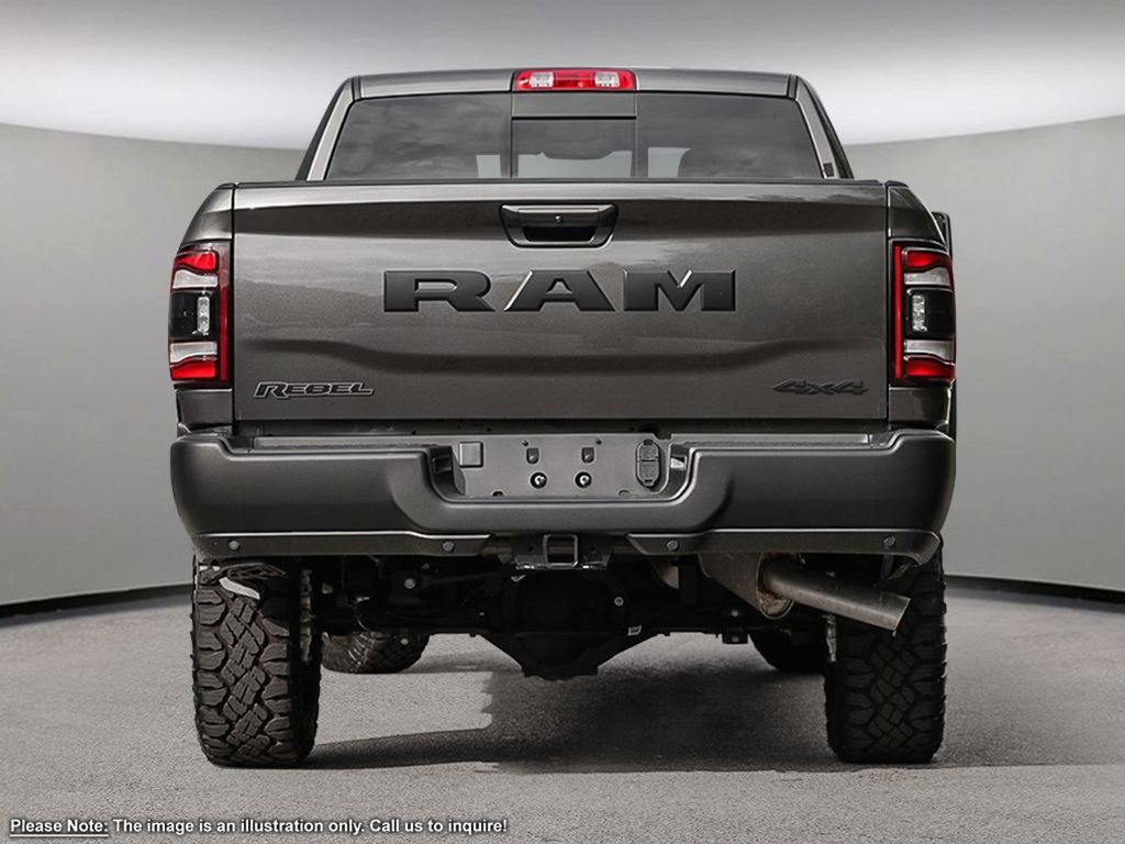 2024 Ram 2500 REBEL IN GRANITE METALLIC EQUIPPED WITH A 6.7L CUMMINS TURBO DIESEL , 4X4 , 6SPD AUTO , REAR AUTO LVL AIR SUSPENSION , POWER RUN-4
