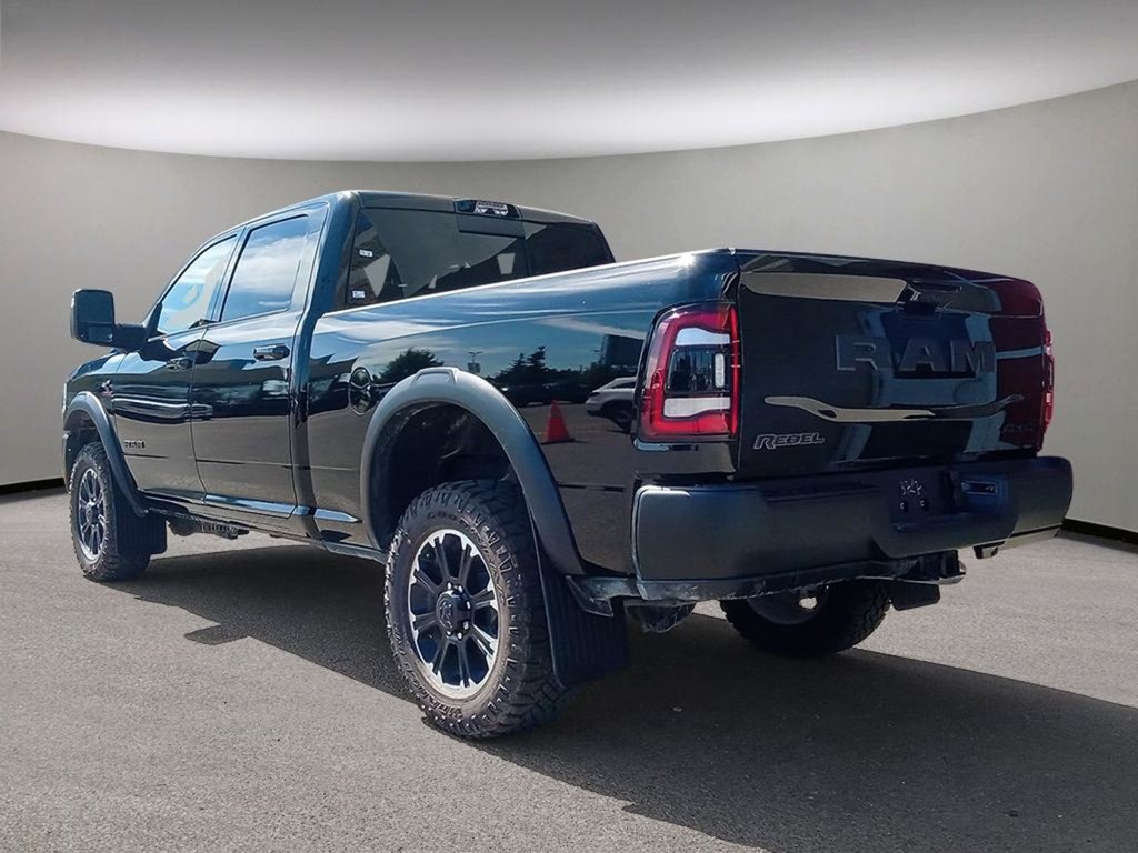 2024 Ram 2500 REBEL IN DIAMOND BLACK EQUIPPED WITH A 6.7L CUMMINS TURBO DIESEL , 6SPD AUTO , 4X4 , TOWING TECH GROUP , LVL 1 EQUIPMENT , 20INC-3