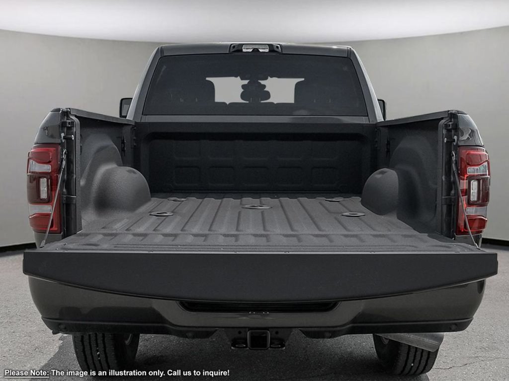 2024 Ram 3500 BIG HORN IN DIAMOND BLACK EQUIPPED WITH A 6.7L CUMMINS TURBO DIESEL I6 , 4X4 , 6SPD AUTO , DUALLY , ALPINE AUDIO , 189L TANK , L-5