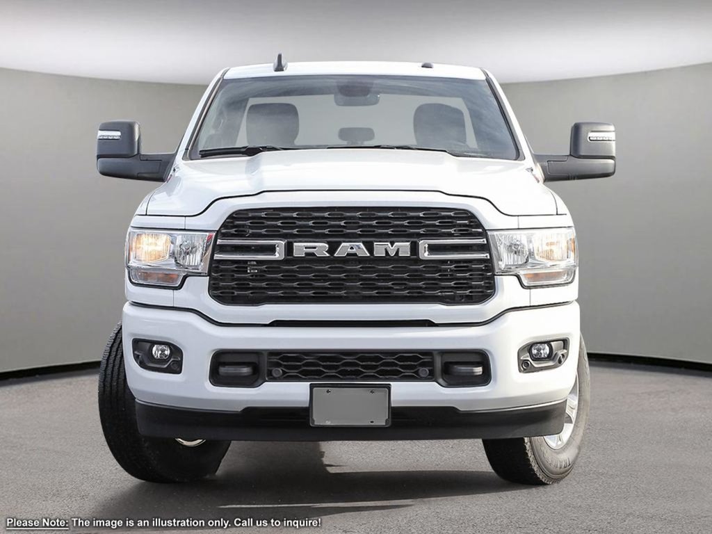 2024 Ram 3500 BIG HORN IN BRIGHT WHITE EQUIPPED WITH A 6.7L HO CUMMINS TURBO DIESEL I6 , 4X4 , 6SPD AISIN HD AUTO , LEVEL 1 EQUIPMENT GROUP ,-1