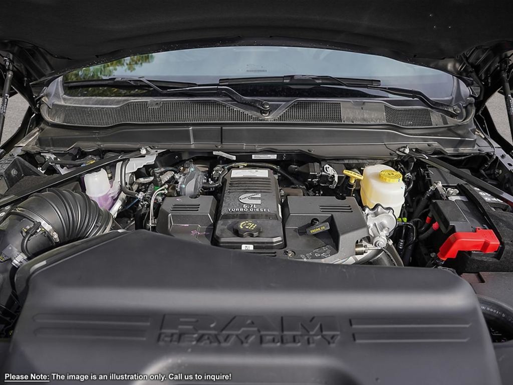 2024 Ram 3500 BIG HORN IN DIAMOND BLACK EQUIPPED WITH A 6.7L CUMMINS TURBO DIESEL I6 , 4X4 , 6SPD AUTO , REAR AUTO LVL AIR SUSPENSION , ALPINE-5