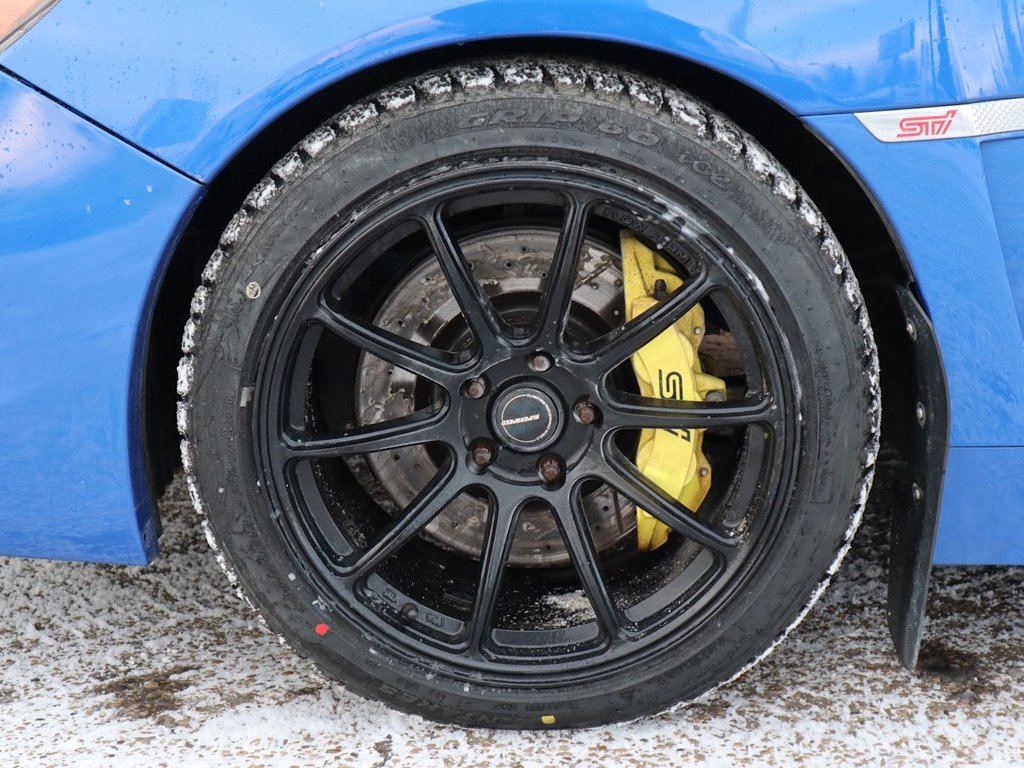 2019 Subaru WRX STI IN BLUE EQUIPPED WITH A 2.5L TURBO H4 , AWD , 6SPD MANUAL , RECARO BUCKET SEATS , SPOILER , QUATTRO EXHAUST , HOOD SCOOP , A-5