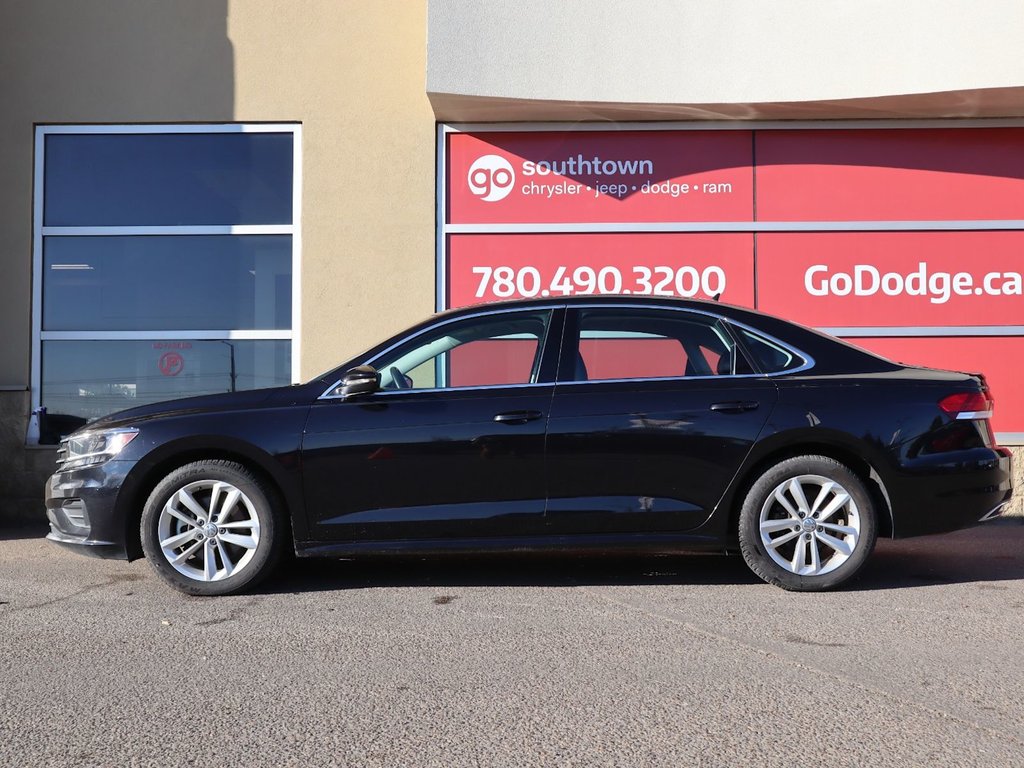 2021 Volkswagen Passat HIGHLINE IN BLACK EQUIPPED WITH A 2.0L TURBO I4 , FWD , 6SPD AUTO , PREMIUM SYNTHETIC LEATHER HEATED SEATS , DUAL ZONE AC , BACK-6