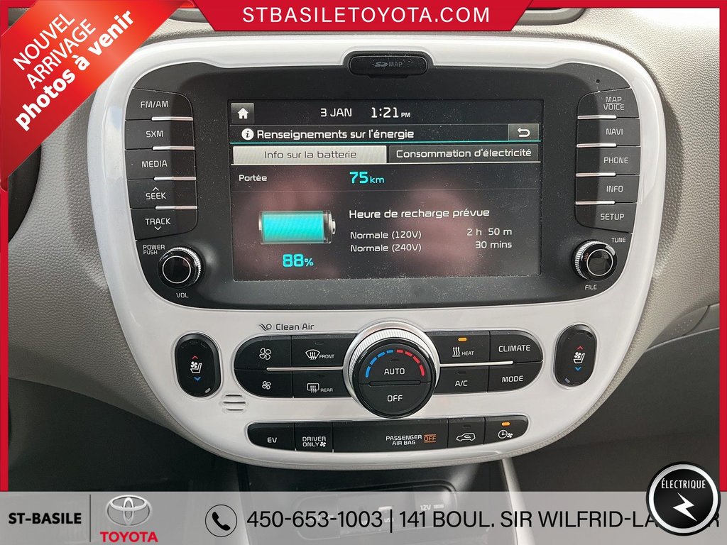 Kia SOUL EV Luxury Cuir GPS sieges chauffant camera de recul 2017 à Saint-Basile-Le-Grand, Québec - 21 - w1024h768px