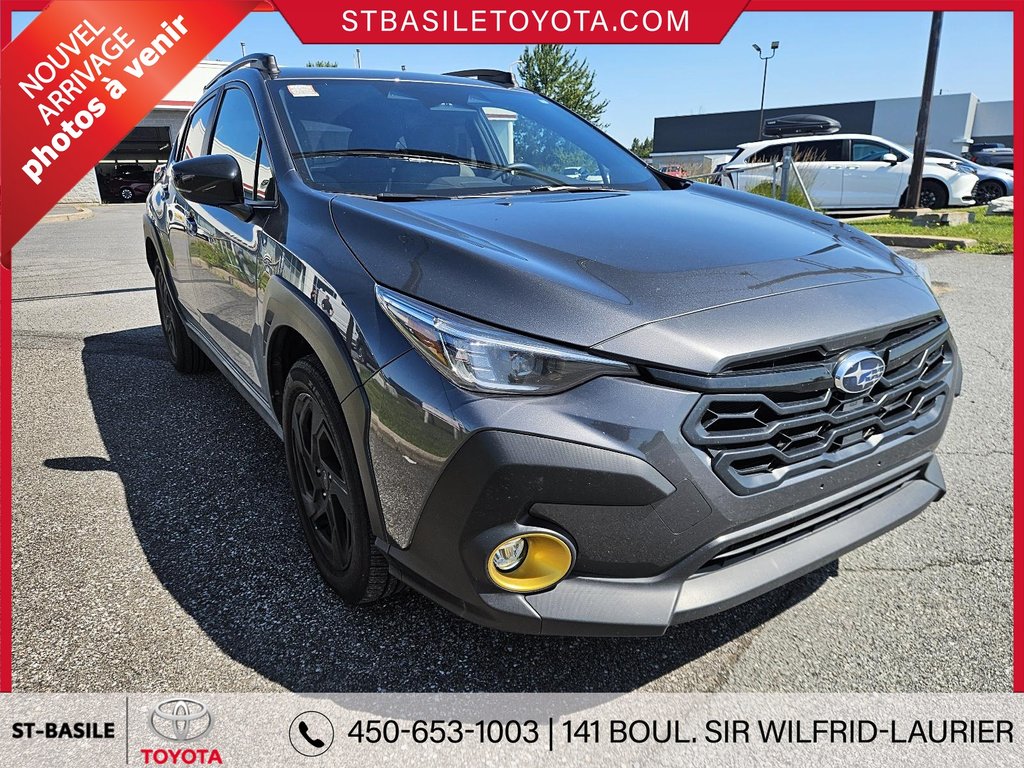 Subaru Crosstrek ONYX SYMMETRICAL AWD TOIT OUVRANT SIÈGES CHAUFFANT 2024 à Saint-Basile-Le-Grand, Québec - 2 - w1024h768px