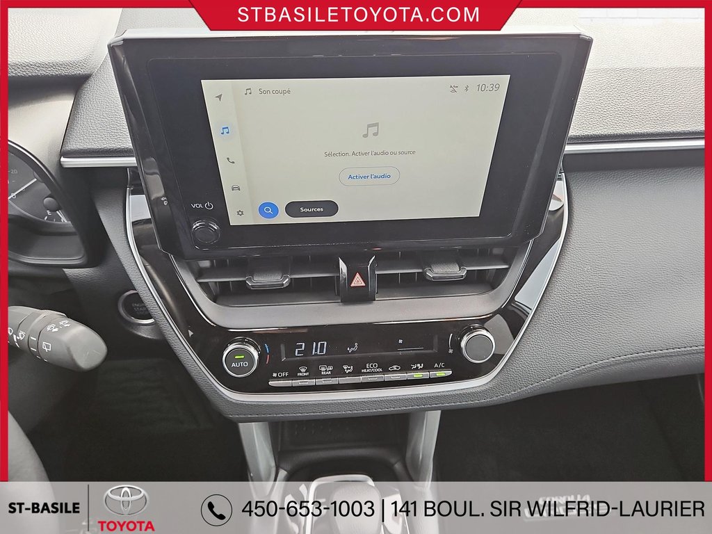 2023  COROLLA CROSS LE FWD VOLANT/SIEGES CHAUFFANTS CARPLAY ANDROID in Saint-Basile-Le-Grand, Quebec - 22 - w1024h768px