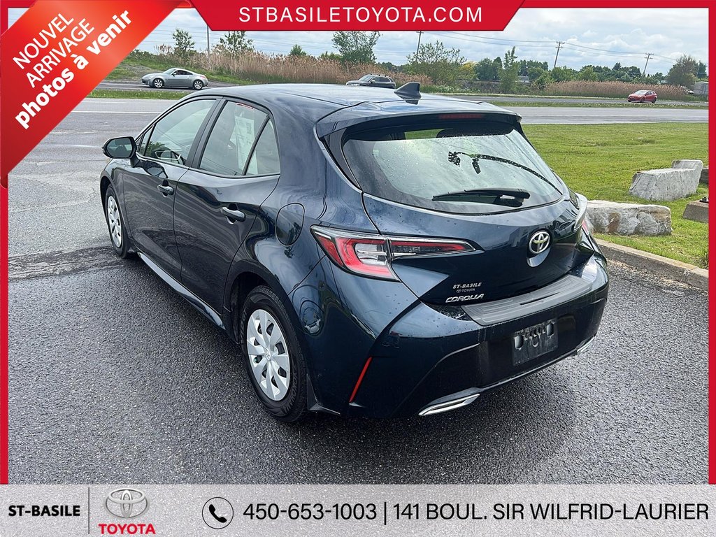 Toyota Corolla Hatchback S AUTOM GROUPE ELECTRIQUE CAMERA DE RECUL 2021 à Saint-Basile-Le-Grand, Québec - 3 - w1024h768px