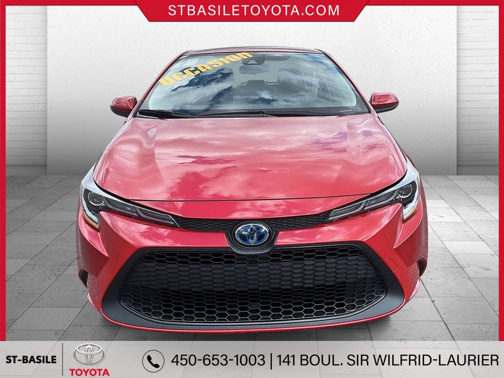 Toyota COROLLA HYBRIDE LE PREMIUM INTERIEUR CUIR VOLANT SIEGES CHAUFFANT 2020 à Saint-Basile-Le-Grand, Québec - 2 - w1024h768px