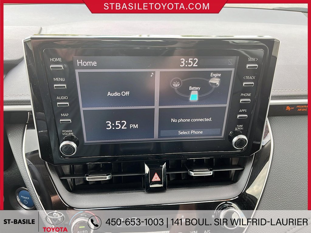 Toyota COROLLA HYBRIDE LE PREMIUM INTERIEUR CUIR VOLANT SIEGES CHAUFFANT 2020 à Saint-Basile-Le-Grand, Québec - 26 - w1024h768px