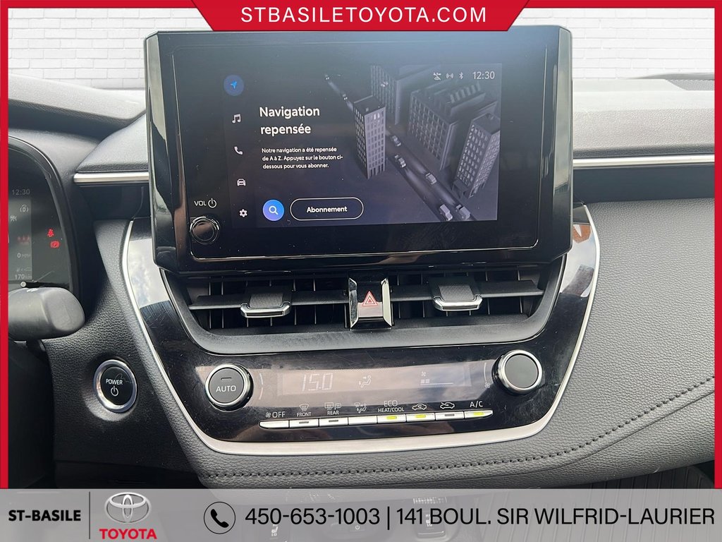 Toyota COROLLA HYBRIDE SE AWD TOIT OUVRANT SIÈGES/VOLANT CHAUFFANT 2023 à Saint-Basile-Le-Grand, Québec - 21 - w1024h768px