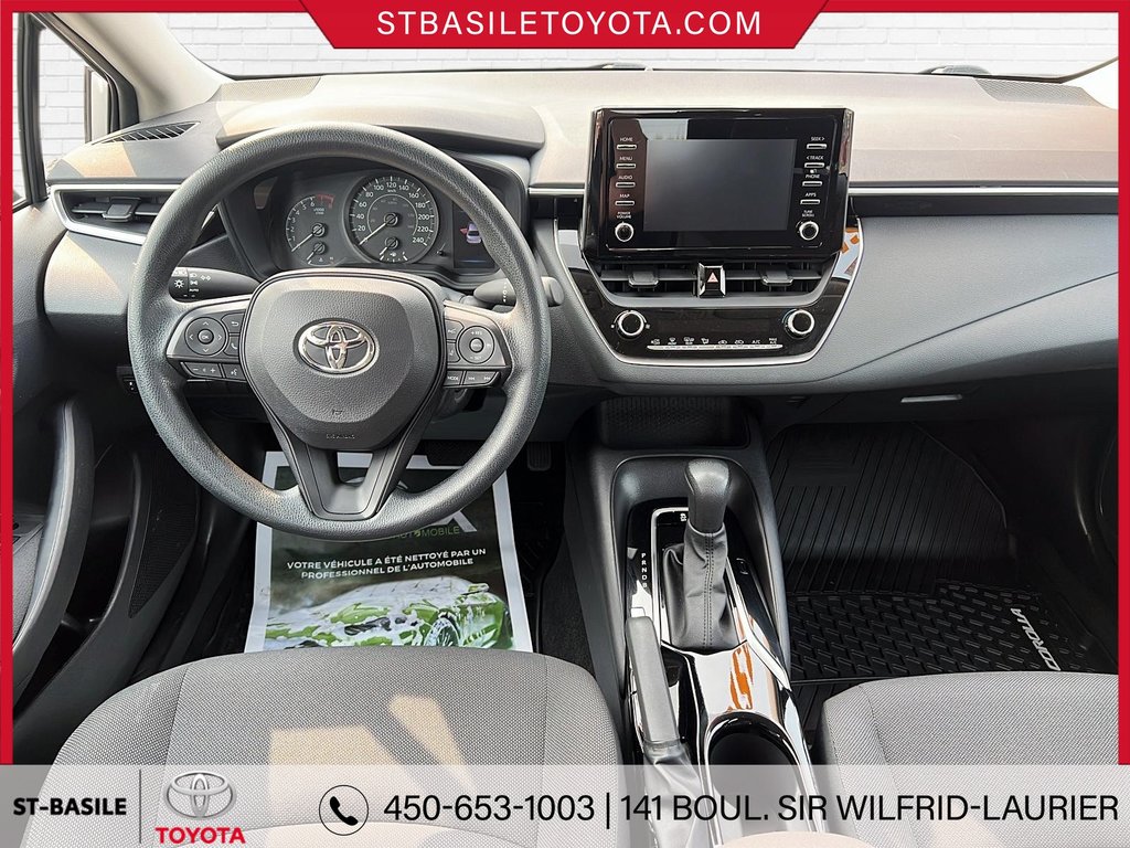 Toyota Corolla L BLUETOOTH APPLE CAR PLAY CAMERA DE RECUL 2021 à Saint-Basile-Le-Grand, Québec - 15 - w1024h768px