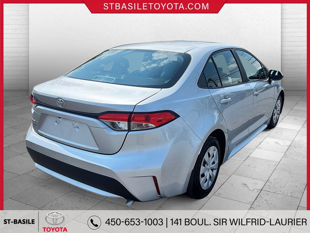 Toyota Corolla L BLUETOOTH APPLE CAR PLAY CAMERA DE RECUL 2021 à Saint-Basile-Le-Grand, Québec - 4 - w1024h768px