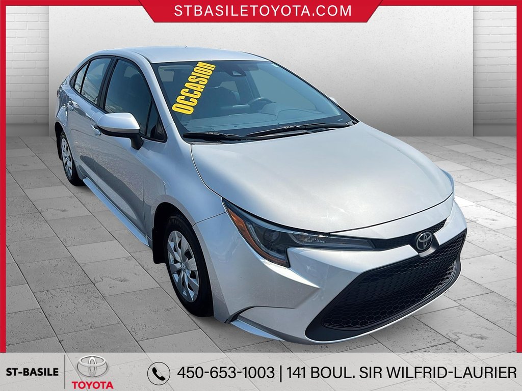 Toyota Corolla L BLUETOOTH APPLE CAR PLAY CAMERA DE RECUL 2021 à Saint-Basile-Le-Grand, Québec - 2 - w1024h768px