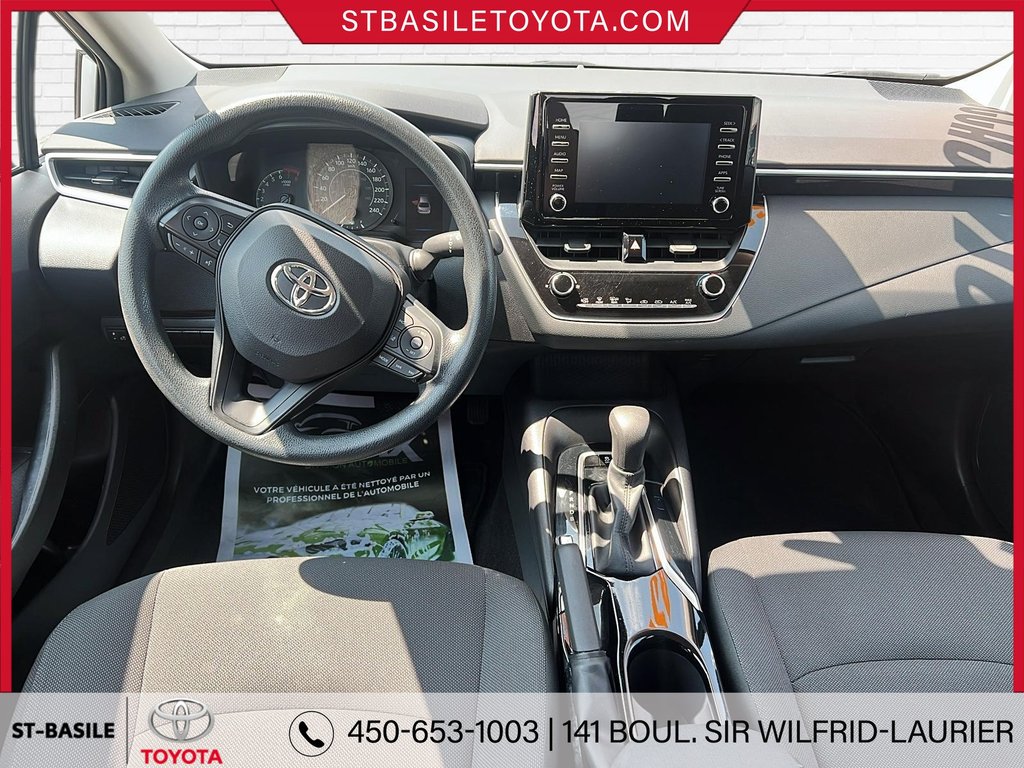 Toyota Corolla L BLUETOOTH APPLE CAR PLAY CAMERA DE RECUL 2021 à Saint-Basile-Le-Grand, Québec - 15 - w1024h768px