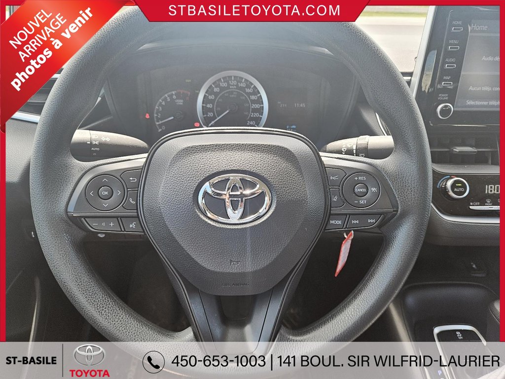 2021 Toyota Corolla LE SIEGES CHAUFFANTS CAMERA RECUL BLUETOOTH in Saint-Basile-Le-Grand, Quebec - 13 - w1024h768px