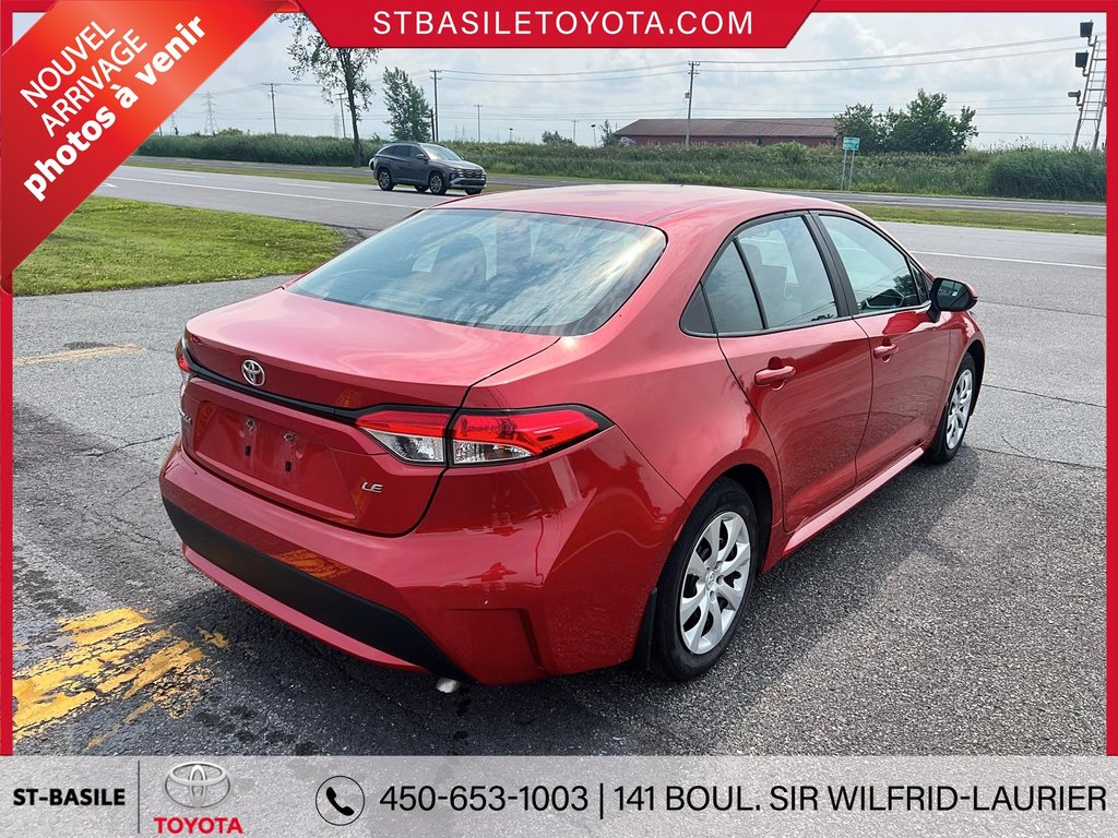 2021 Toyota Corolla LE SIÈGES CHAUFFANT BLUETOOTH in Saint-Basile-Le-Grand, Quebec - 4 - w1024h768px