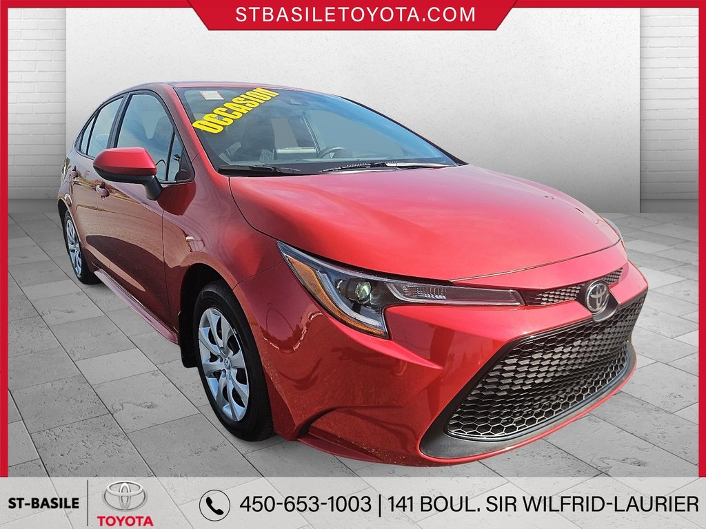 Toyota Corolla LE SIÈGES CHAUFFANT BLUETOOTH 2021 à Saint-Basile-Le-Grand, Québec - 3 - w1024h768px