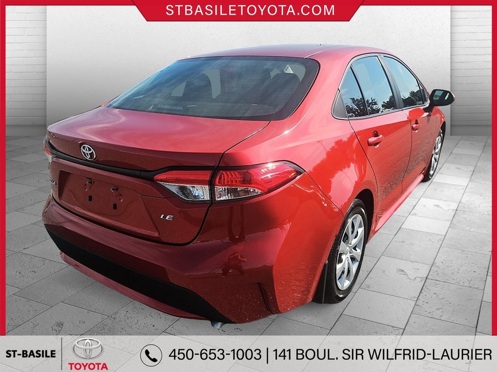 Toyota Corolla LE SIÈGES CHAUFFANT BLUETOOTH 2021 à Saint-Basile-Le-Grand, Québec - 5 - w1024h768px