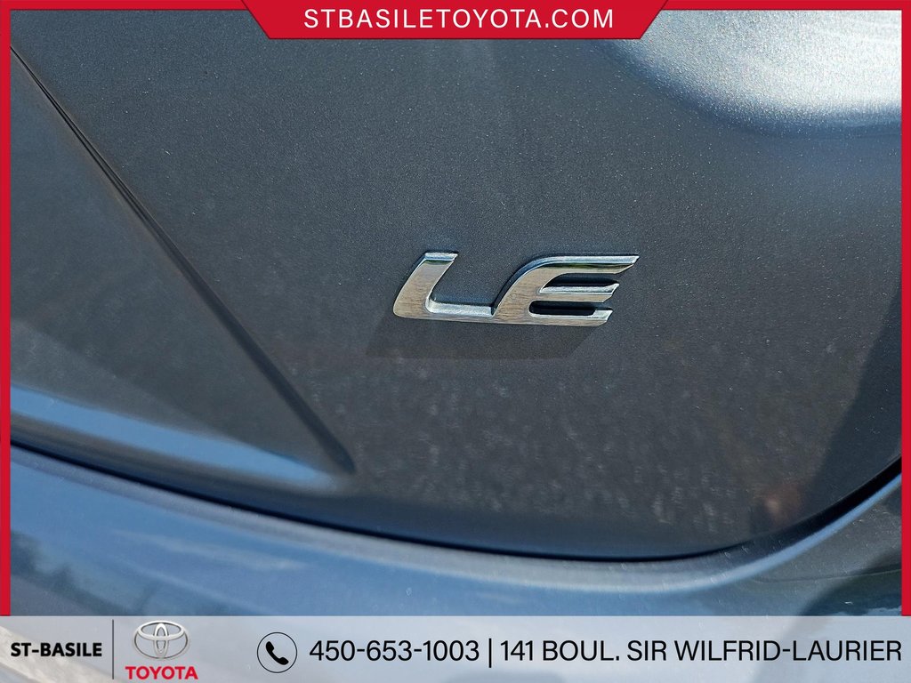 2022 Toyota Corolla LE SIEGES CHAUFFANTS CAMERA RECUL BLUETOOTH in Saint-Basile-Le-Grand, Quebec - 8 - w1024h768px