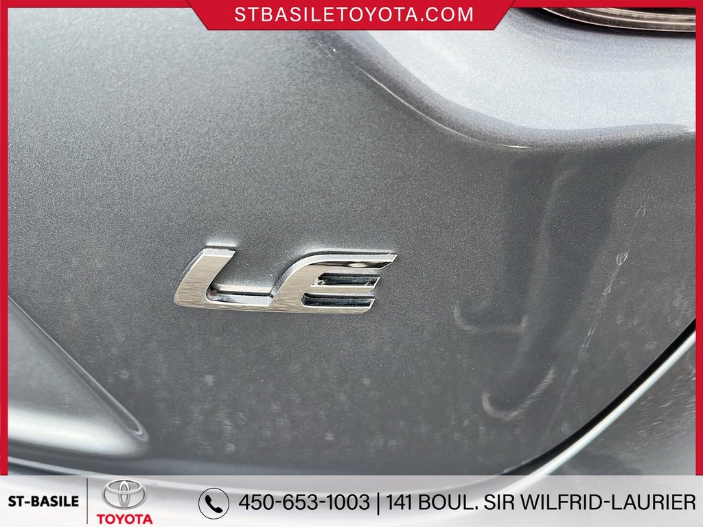 2022 Toyota Corolla LE AMELIORÉ TOIT OUVRANT SIEGES/VOLANT CHAUFFANT in Saint-Basile-Le-Grand, Quebec - 8 - w1024h768px