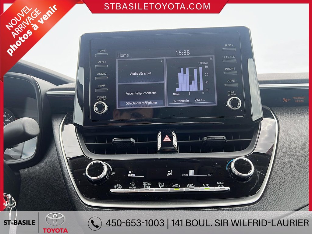 2022 Toyota Corolla L BLUETOOTH APPLE CARPLAY BAS KILO in Saint-Basile-Le-Grand, Quebec - 15 - w1024h768px