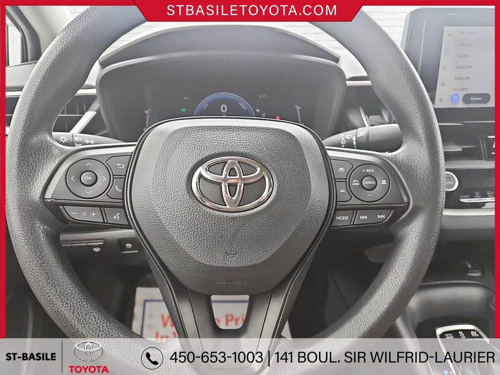 Toyota COROLLA HYBRIDE LE SIÈGES/VOLANT CHAUFFANT BLUETOOTH MAGS 2023 à Saint-Basile-Le-Grand, Québec - 21 - w1024h768px