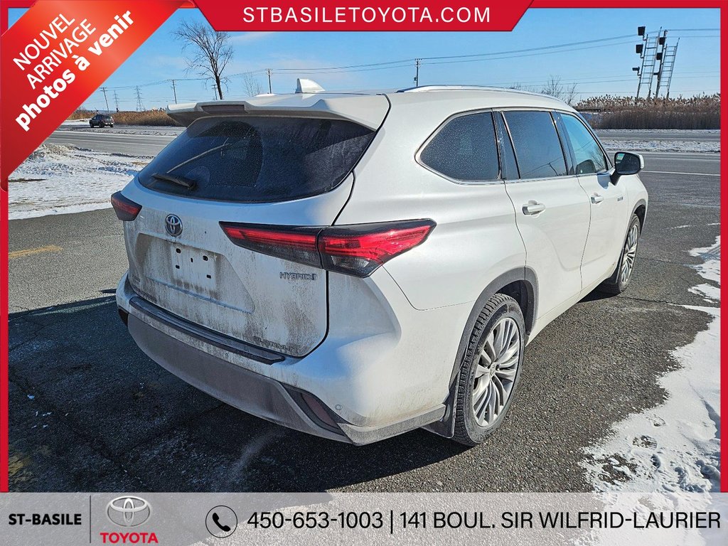 Toyota Highlander Hybride PLATINUM AWD GPS TOIT PANO CUIR CAMERA JBL AUDIO 2021 à Saint-Basile-Le-Grand, Québec - 5 - w1024h768px