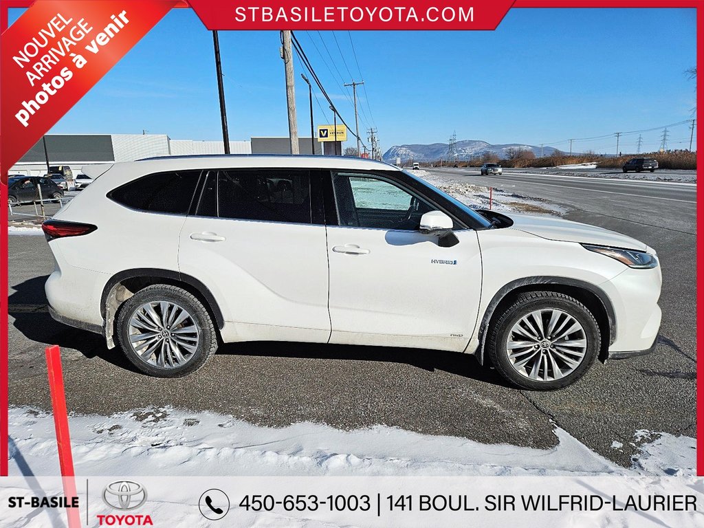 Toyota Highlander Hybride PLATINUM AWD GPS TOIT PANO CUIR CAMERA JBL AUDIO 2021 à Saint-Basile-Le-Grand, Québec - 4 - w1024h768px