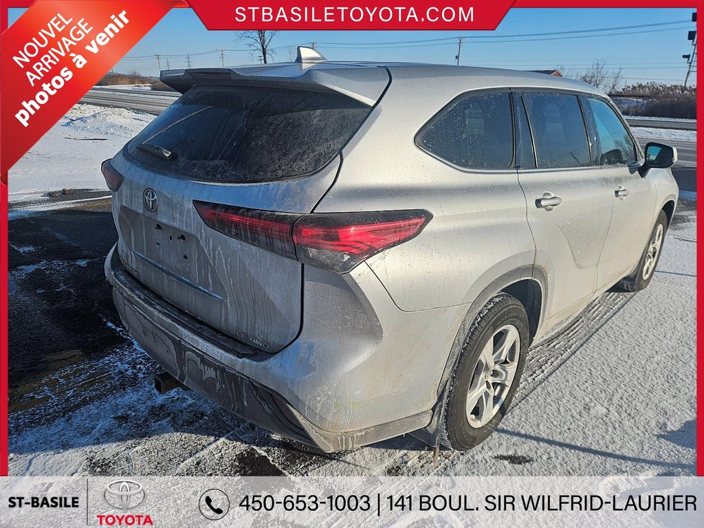 Toyota Highlander LE AWD 8 PASS MAGS SIÈGES CHAUFFANTS APPLE ANDROID 2020 à Saint-Basile-Le-Grand, Québec - 5 - w1024h768px