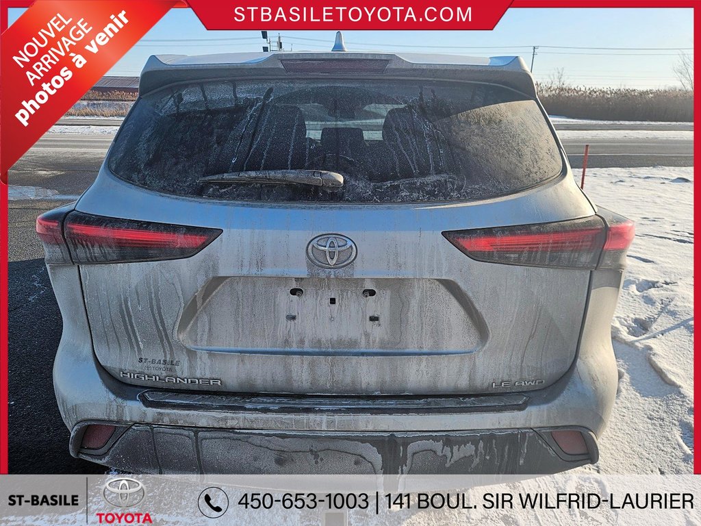 Toyota Highlander LE AWD 8 PASS MAGS SIÈGES CHAUFFANTS APPLE ANDROID 2020 à Saint-Basile-Le-Grand, Québec - 6 - w1024h768px