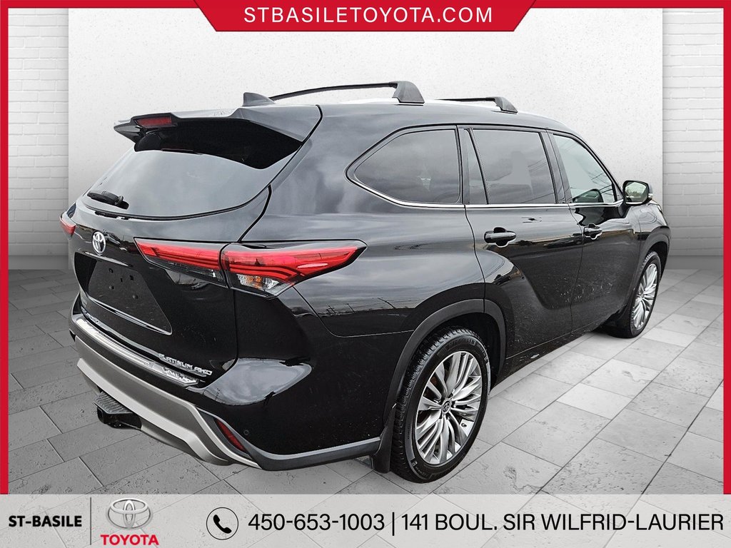 Toyota Highlander PLATINUM AWD GPS TOIT PANO CUIR CAMERA JBL AUDIO 2022 à Saint-Basile-Le-Grand, Québec - 5 - w1024h768px