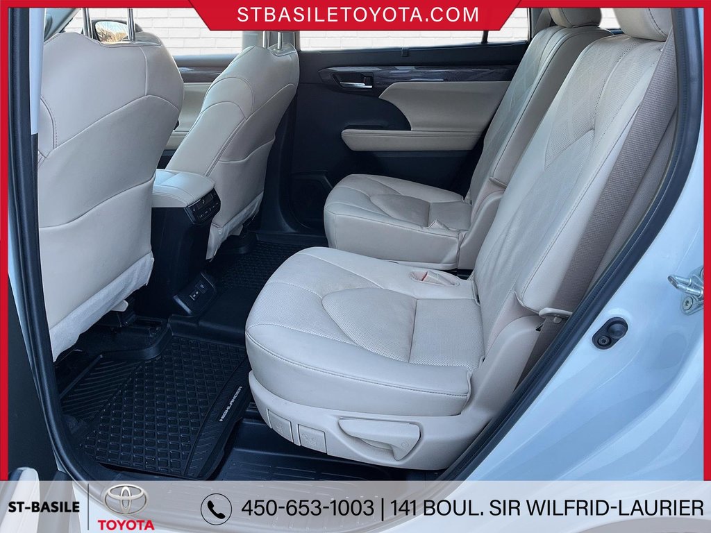 Toyota Highlander PLATINUM AWD GPS TOIT PANO CUIR CAMERA JBL AUDIO 2023 à Saint-Basile-Le-Grand, Québec - 15 - w1024h768px