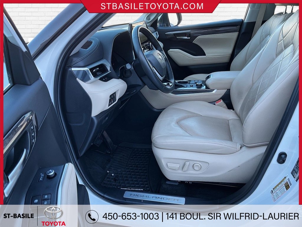 Toyota Highlander PLATINUM AWD GPS TOIT PANO CUIR CAMERA JBL AUDIO 2023 à Saint-Basile-Le-Grand, Québec - 14 - w1024h768px