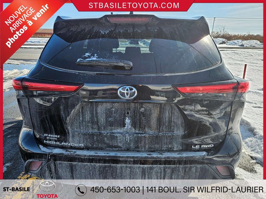 2023 Toyota Highlander LE AWD 8 PASS MAGS SIÈGES CHAUFFANTS APPLE ANDROID in Saint-Basile-Le-Grand, Quebec - 6 - w1024h768px