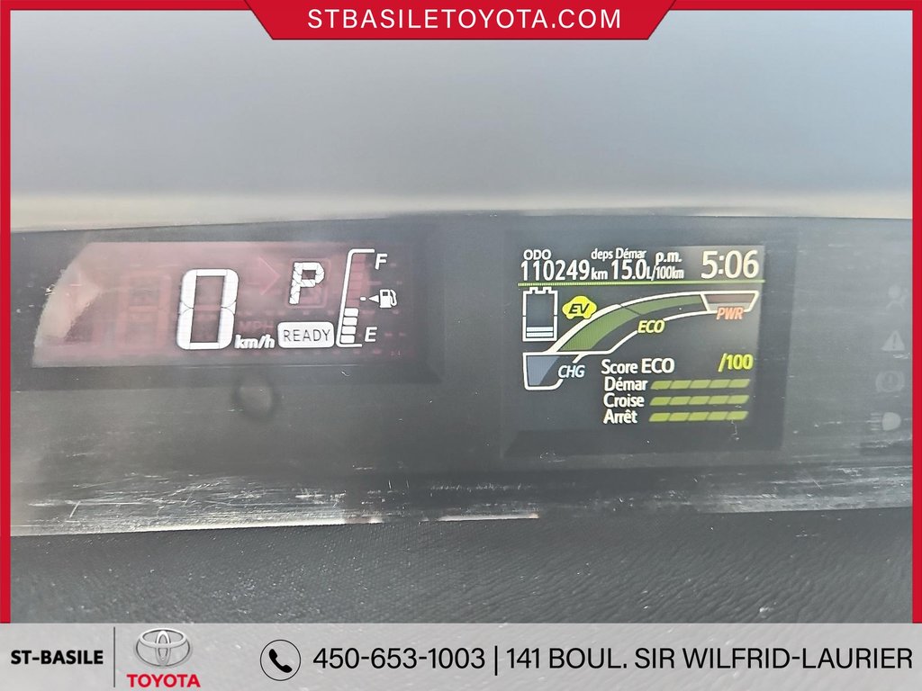 2015 Toyota Prius C HYBRIDE AIR CLIMATISÉ GROUPE ÉLECTRIQUE in Saint-Basile-Le-Grand, Quebec - 14 - w1024h768px