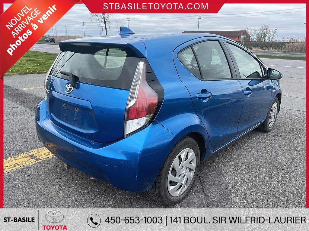 2015 Toyota Prius C HYBRIDE AIR CLIMATISÉ GROUPE ÉLECTRIQUE in Saint-Basile-Le-Grand, Quebec - 4 - w1024h768px