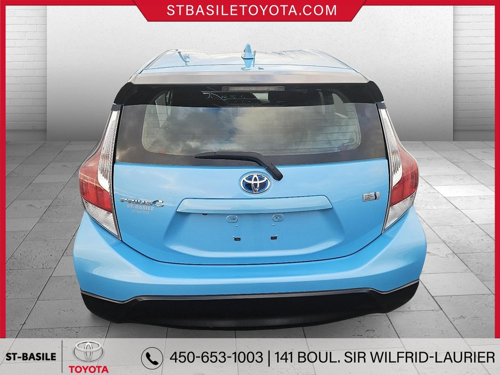 2017  Prius C HYBRID A/C BLUETOOTH CAMERA GR ELECTRIQUE USB AUX in Saint-Basile-Le-Grand, Quebec - 6 - w1024h768px