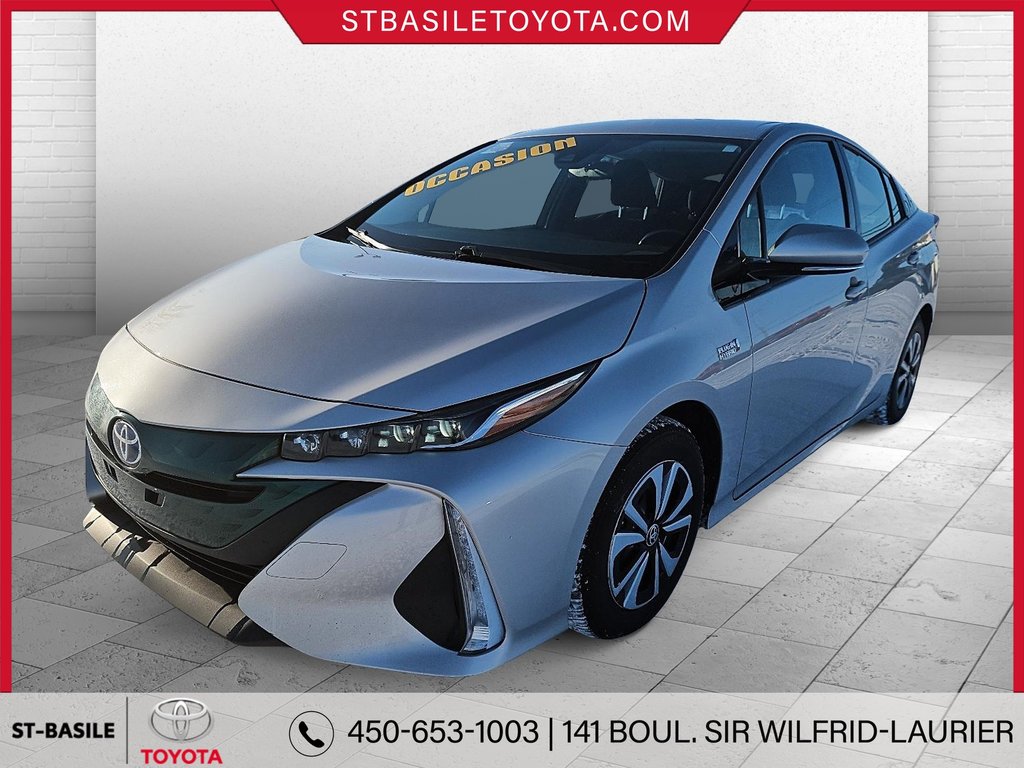 2019 Toyota PRIUS PRIME HYBRID PLUG IN SIEGES/VOLANT CHAUFFANTS CAMERA GPS in Saint-Basile-Le-Grand, Quebec - 1 - w1024h768px